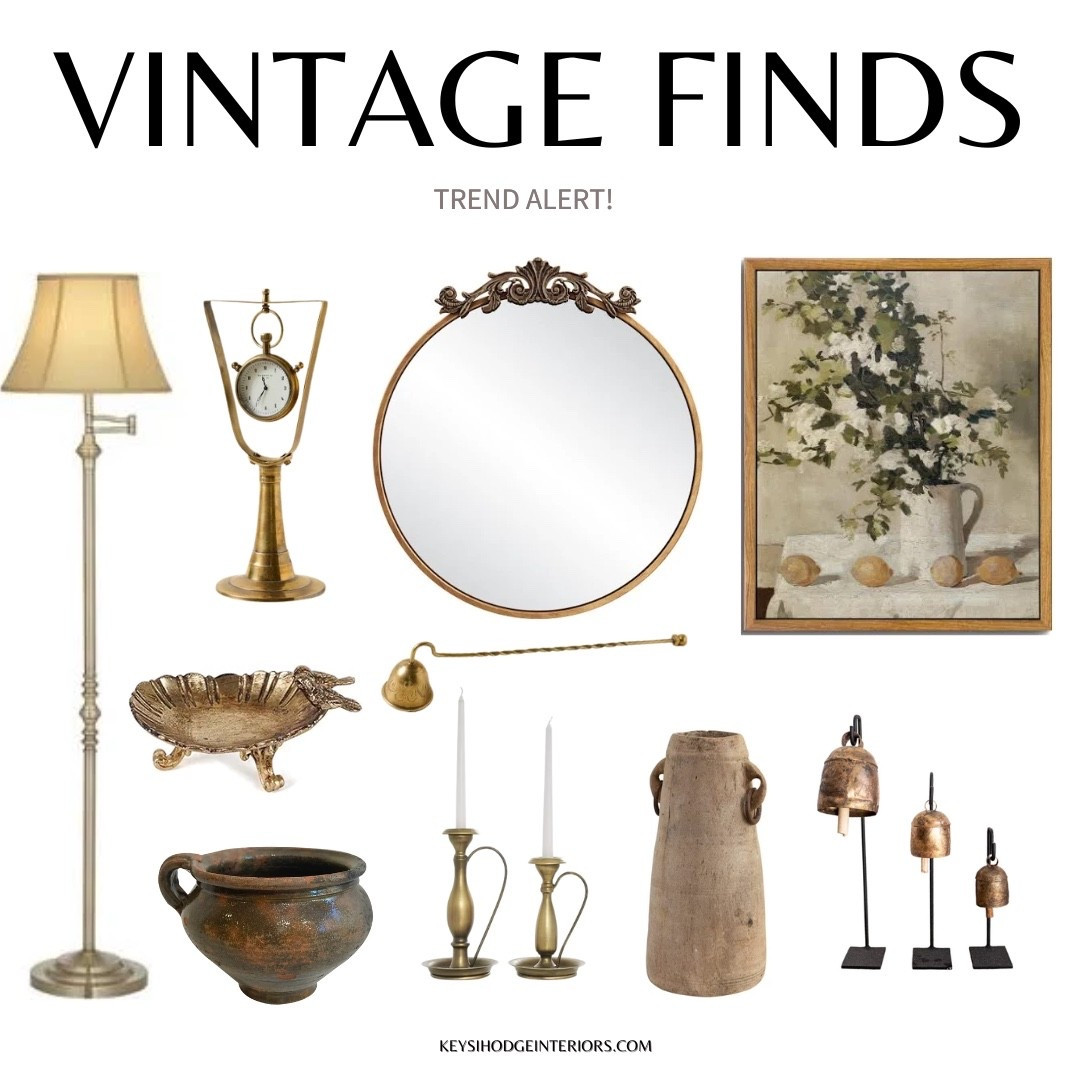 Vintage-style pieces are having a moment. Rounded up a few favorites that give that old, cozy feel. Those vintage bells are EVERYTHING !

#vintagefinds #neutralhome #ltkhome #homeaccents #collectedlook


#LTKStyleTip #LTKHome