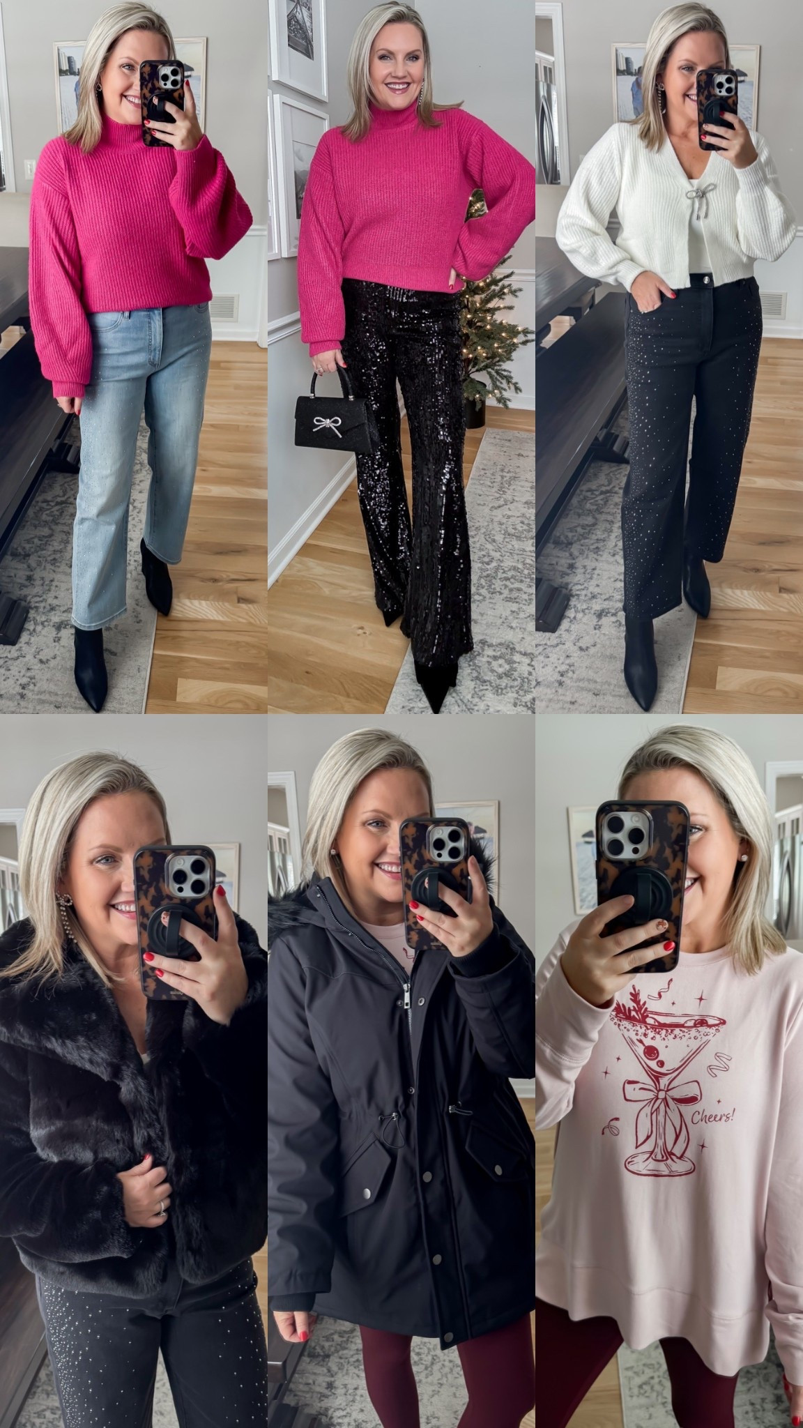 Cozy and festive outfits for the holidays all from Walmart! ✨
Everything is so affordable too! 
@walmartstyle #walmartpartner #walmartstyle 

#LTKFindsUnder50 #LTKOver40 #LTKHoliday