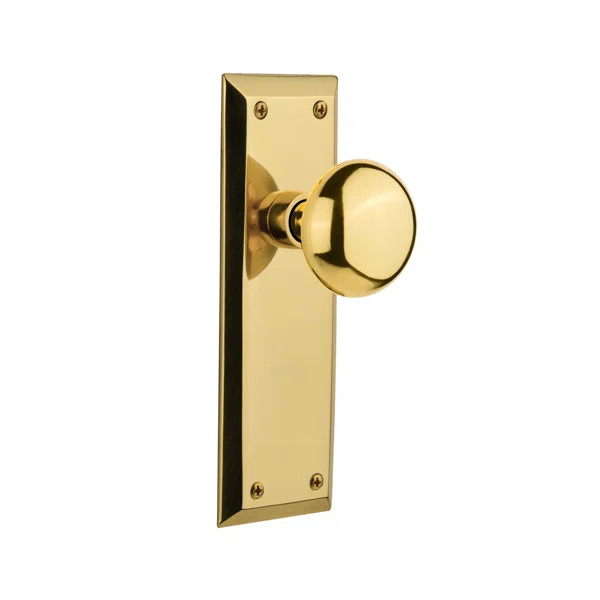 New York Plate with New York Door Knob | Wayfair North America