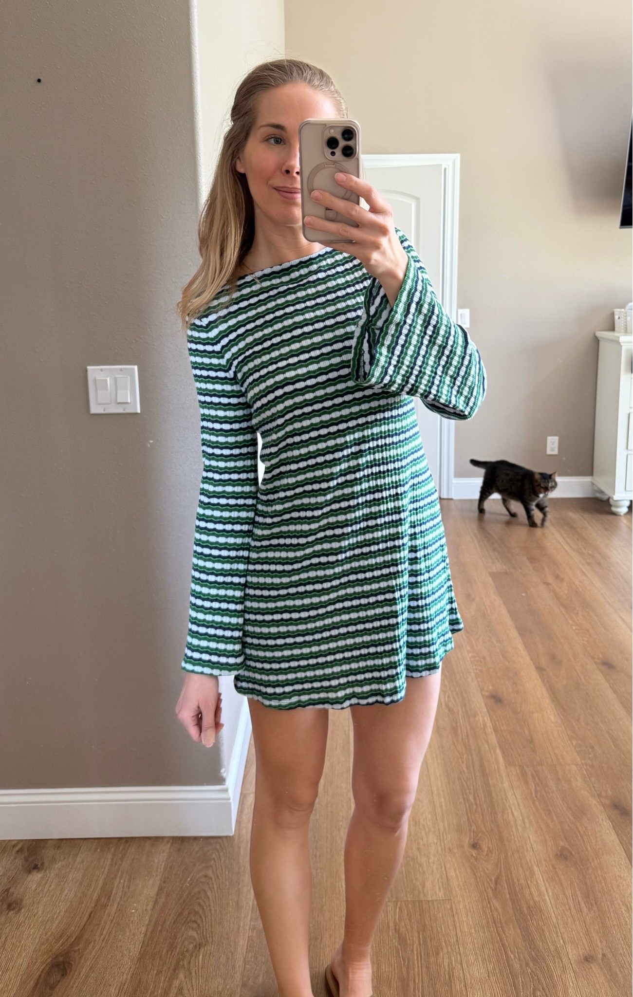 Loving this dress but wish I would have ordered it in a tall size as felt too short for me. I’m 5’9” for reference. Wearing size S.

#LTKmomlife #LTKSaleAlert #LTKootd