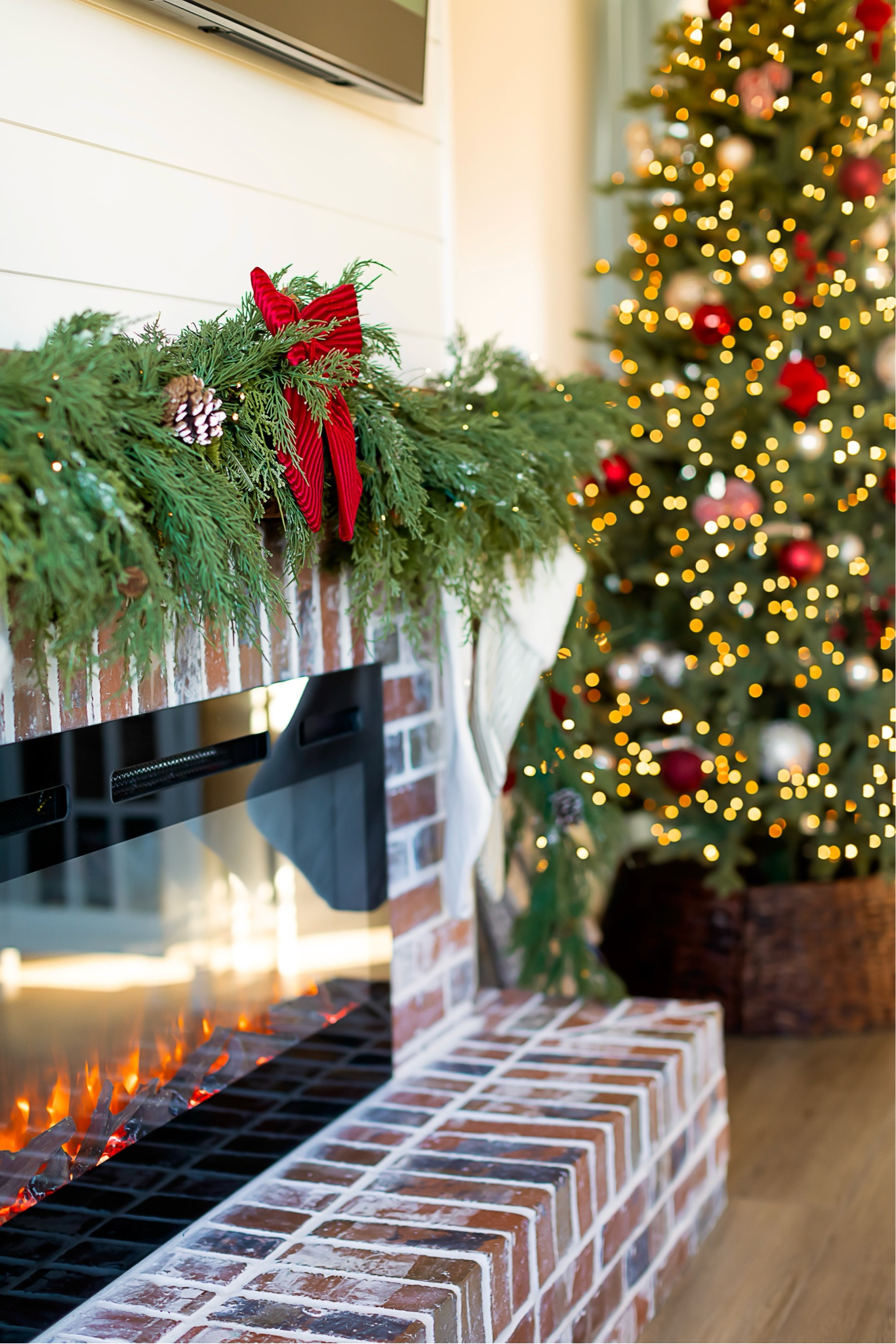 Beautiful realistic faux cedar garland!

#LTKHome #LTKSeasonal #LTKHoliday