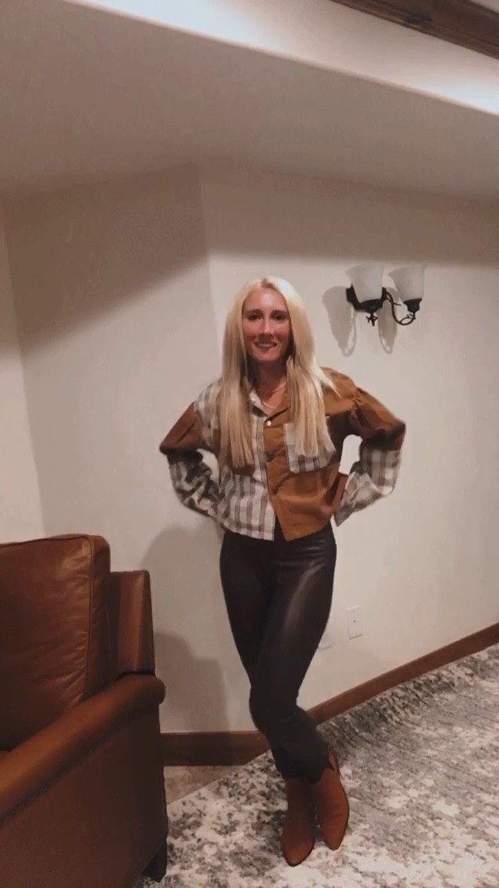 Walmart jacket under $25! Comes in other colors. Also, brown leggings from Walmart 😄. #LTK

#LTKunder50 #LTKHalloween #LTKstyletip