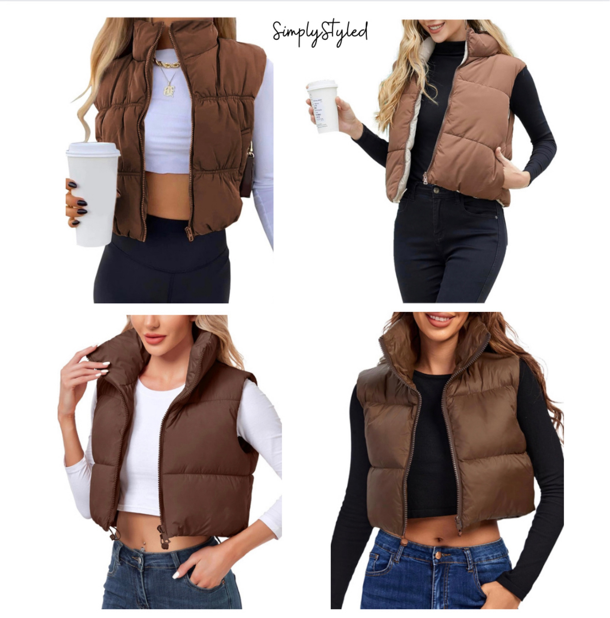 I might have a slight obsession with brown cropped puffer vests!🤎

#PufferVest #jacket #Brown #Cropped

#LTKHolidaySale #LTKsalealert #LTKSeasonal