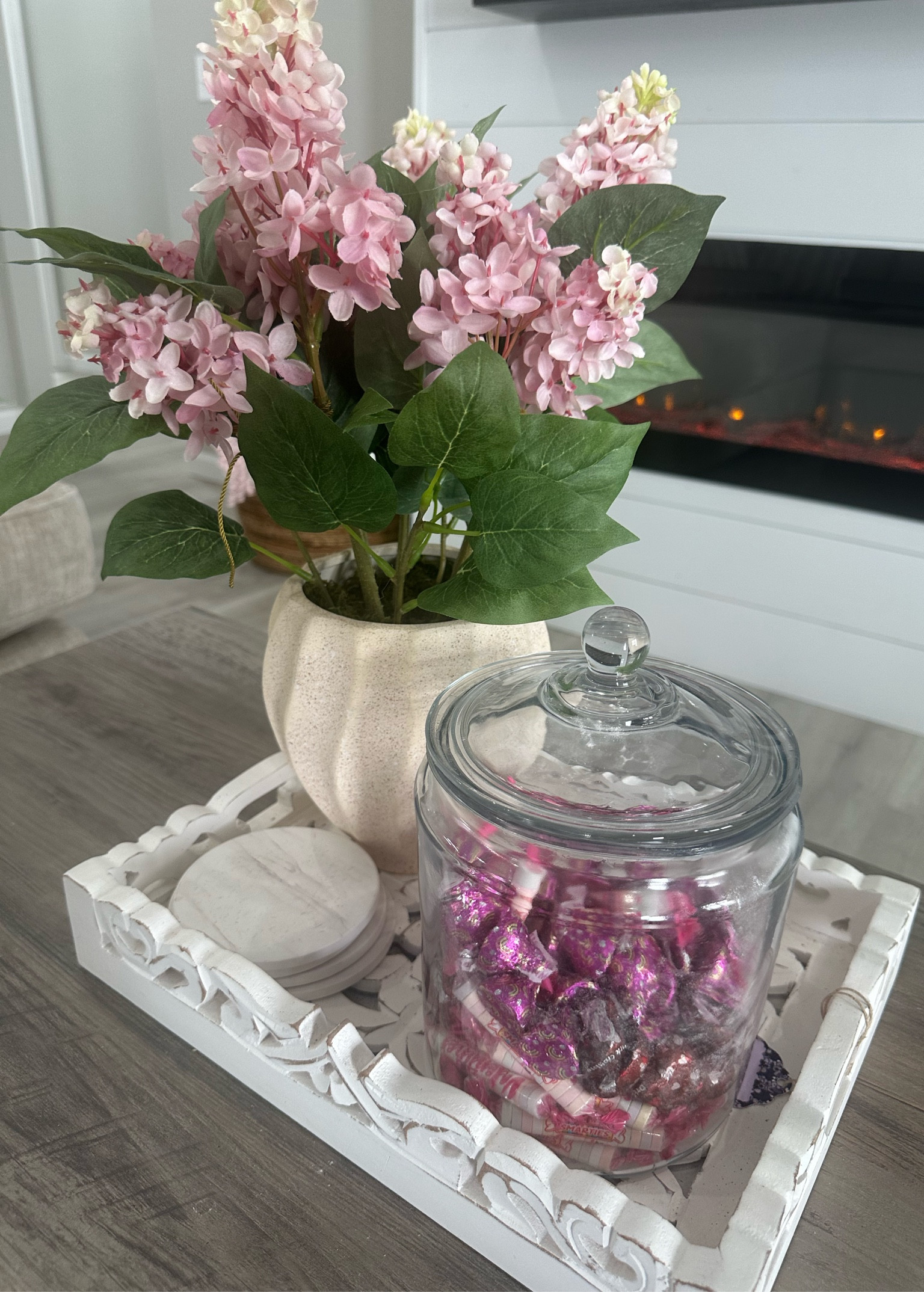 Spring faux flower #springdecor #springfind #threshold 