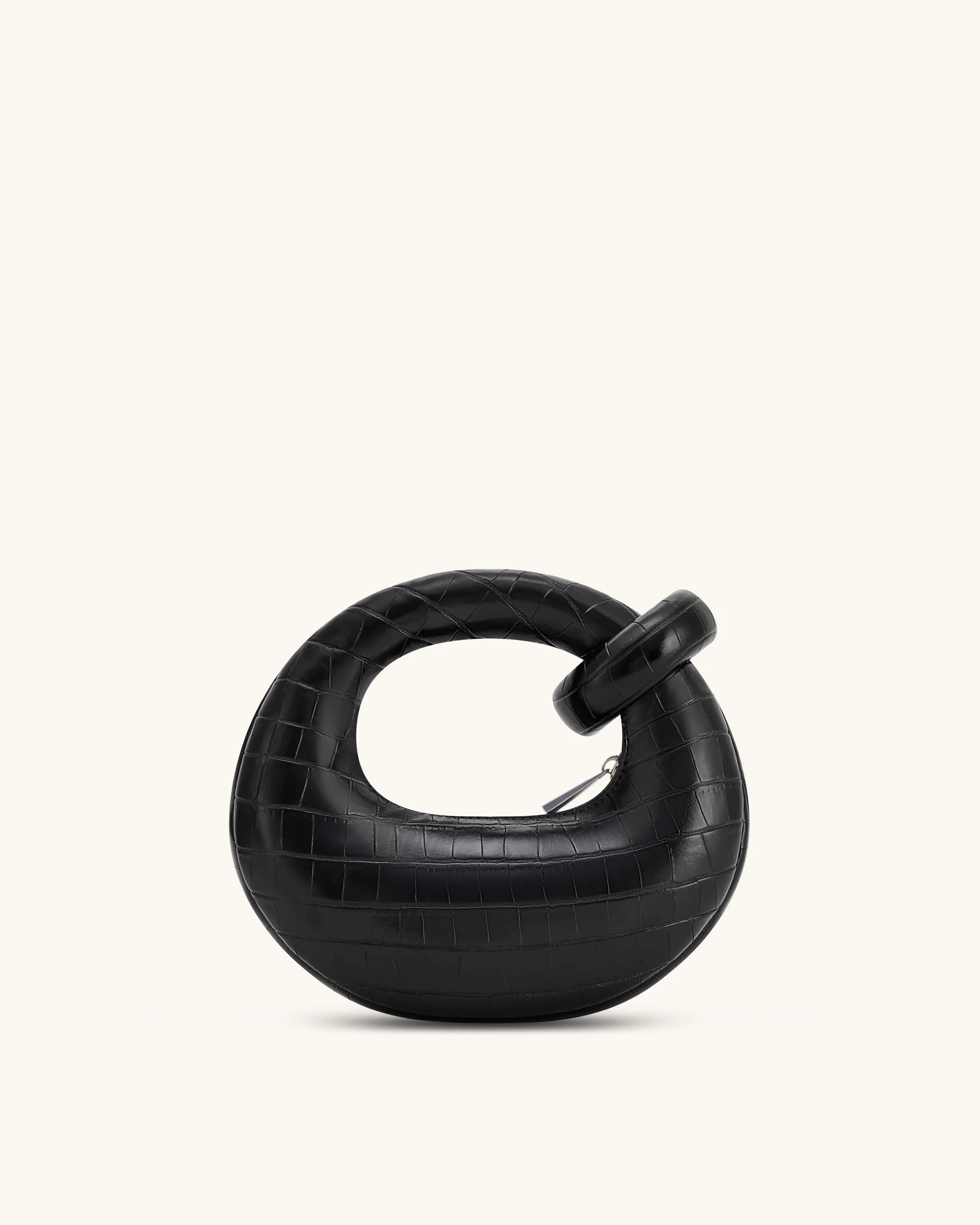 Abacus Mini Top Handle Bag - Black Croc | JW PEI US
