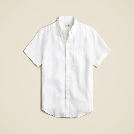 Short-sleeve Baird McNutt Irish linen shirt | J. Crew US