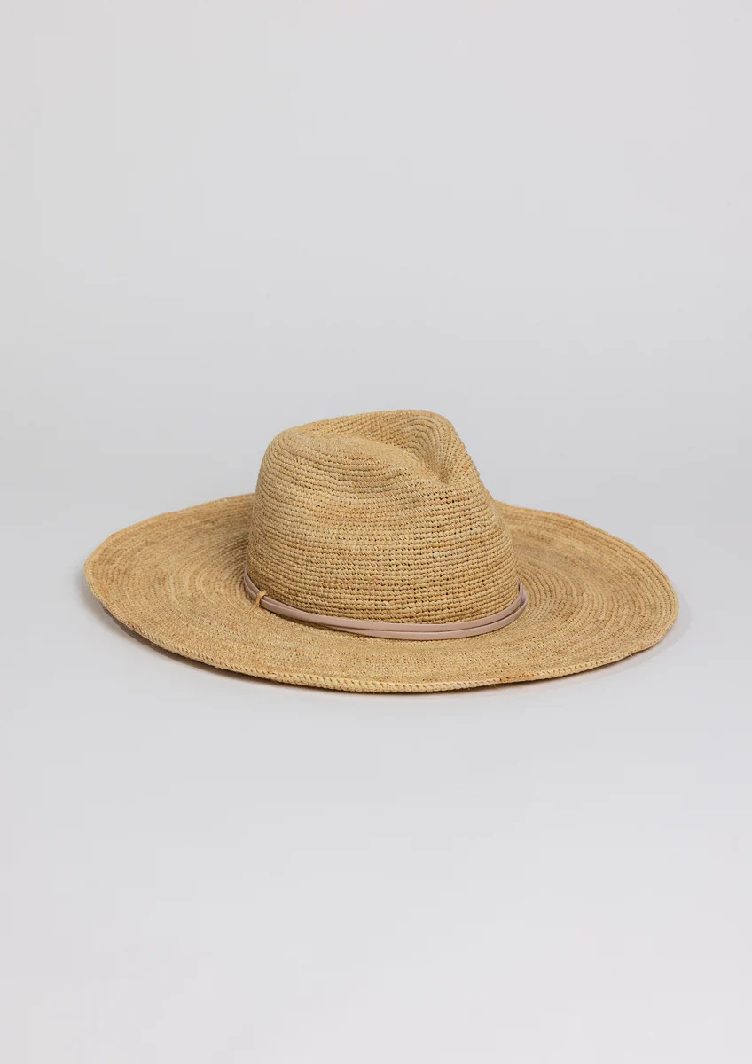Raffia Crochet Continental | Hat Attack