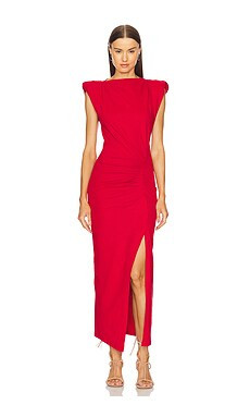 Isabel Marant Nadela Dress in Red from Revolve.com | Revolve Clothing (Global)