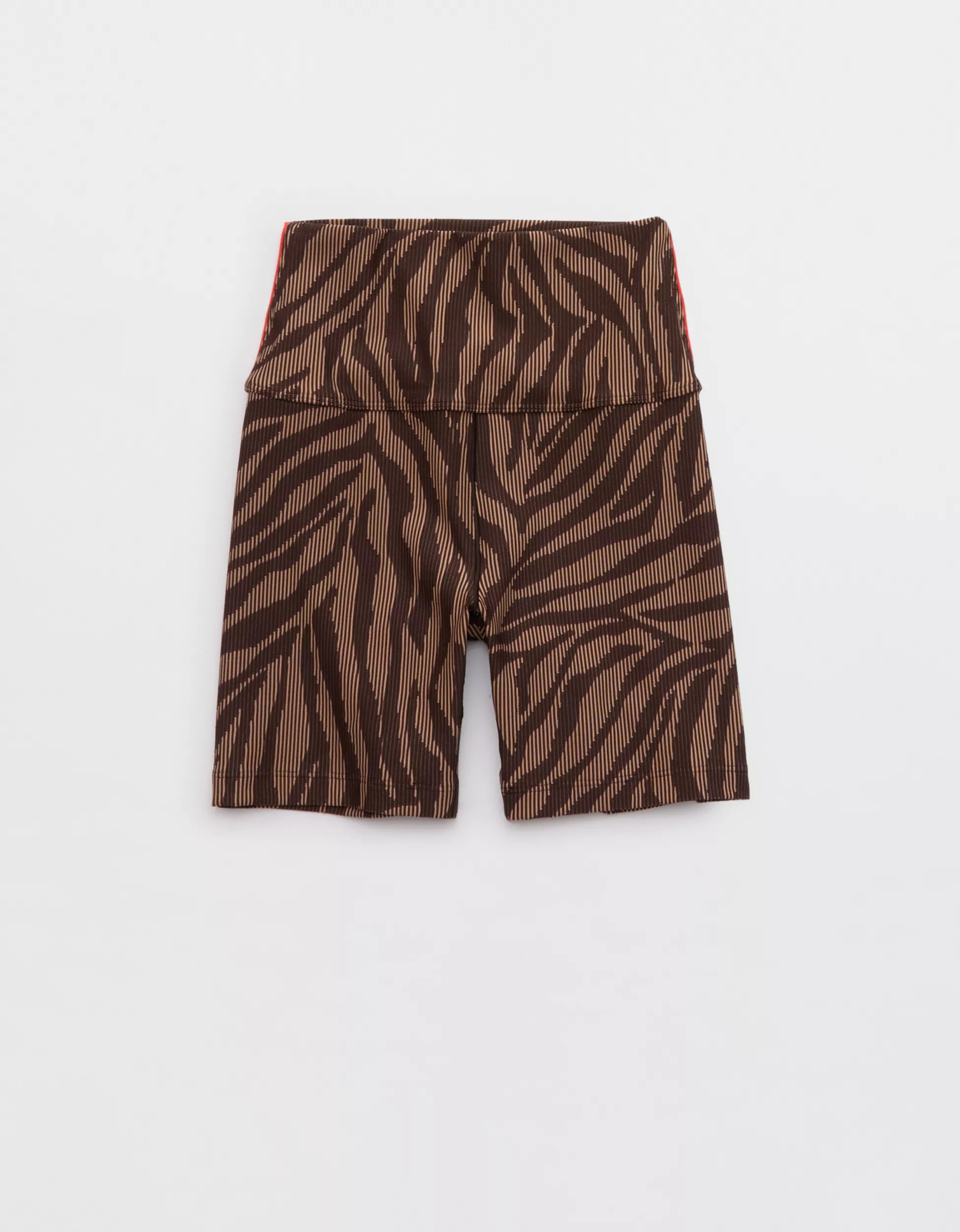 OFFLINE By Aerie Stripe Rib High Waisted 5" Bike Short | Aerie