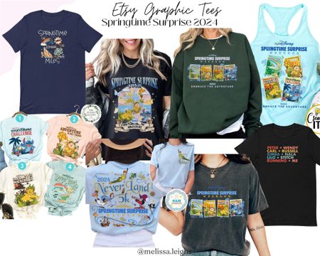 RunDisney springtime surprise inspired graphic tees from Etsy 

Midsize, midsize outfit, size 10, ootd, Outfit inspo, runDisney  finds, Disney parks Outfit, Disney bound,  under $50 outfit, affordable outfit, casual outfit, Disney springtime surprise , Etsy finds, Disney outfit, Mickey ears, minimal Disney style, #ltkdisney, Disney ears, Disney aesthetic, theme park outfit, Disney parks outfit ideas, comfy Disney outfit, small business finds, neverland 5k, adventure is out there 10k, Hakuna matata 10 miler and stitch ohana challenge 

#LTKtravel #LTKstyletip #LTKfindsunder50