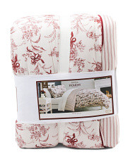 Red Bows Cotton Comforter Set | Marshalls