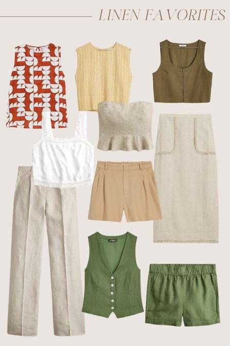 Linen clothing favorites for spring & summer! 

#LTKworkwear #LTKsalealert #LTKfindsunder100