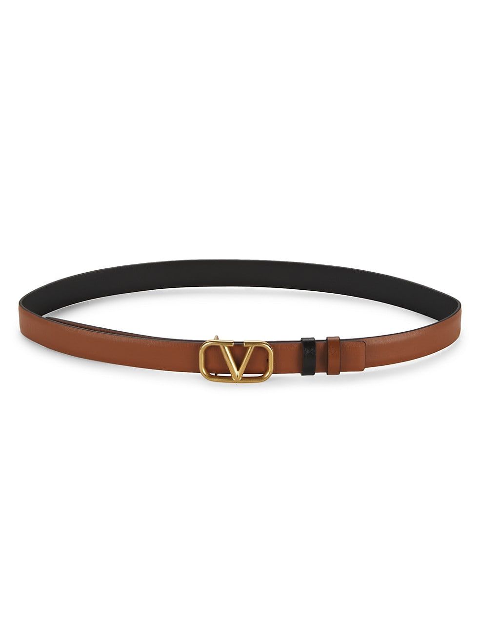 Reversible VLogo Leather Belt | Saks Fifth Avenue