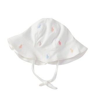 Baby Girls 3-24 Months Polo Pony Interlock Hat | Dillard's