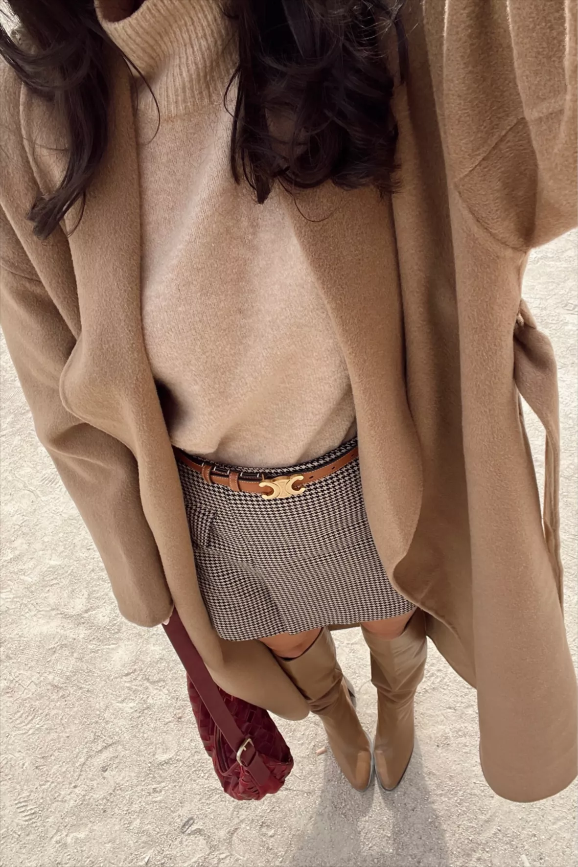 Loop cloth handbag Louis Vuitton Brown in Cloth - 27642244