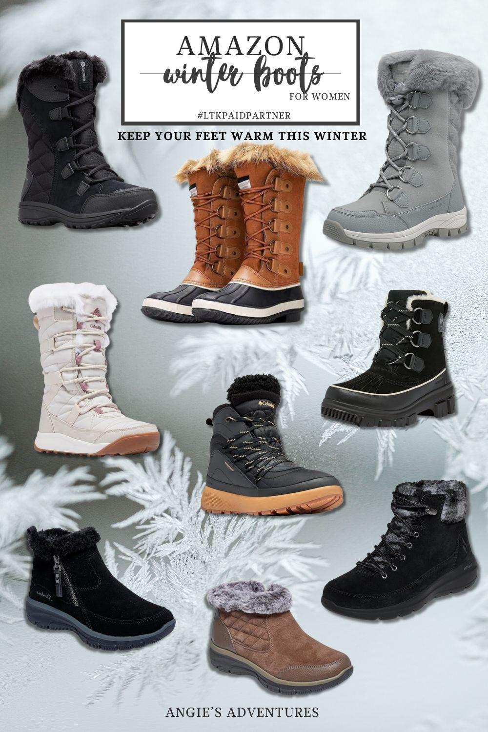 ❄️👢 Amazon Winter Boots for Women

Stay warm, dry, and cute all season long! These Amazon finds are perfect for snowy days, winter errands, school drop-off, or heading out on holiday adventures. Columbia, Sorel, and Skechers are bringing ALL the cozy vibes this year — waterproof, insulated, and so comfy you’ll want to wear them everywhere.

Tap to shop my favorites! 🤍✨

#LTKFinds #AmazonFashion #WinterStyle #WinterBoots #AmazonMustHaves #ColumbiaBoots #SorelBoots #SkechersStyle #ColdWeatherOutfits #WinterEssentials #SnowDayStyle 

 #LTKHoliday #LTKSeasonal