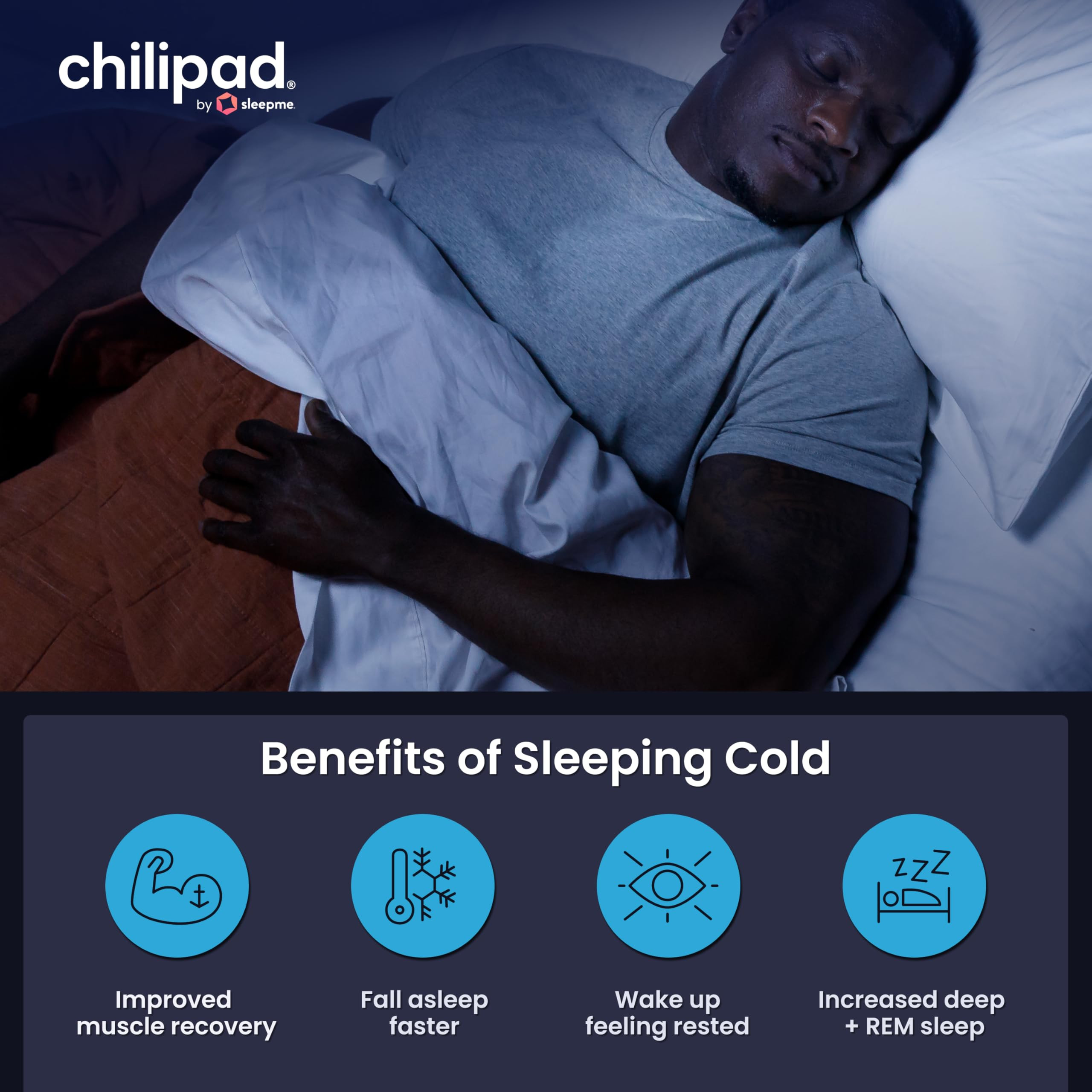 Chilipad Cube Bed Cooling System - Cooling & Heating Mattress Topper, Set Individual Bed Temperature, Cool Sleep Enhancement, Temp Range of 60-115°F, ME Half Queen Bedsize (30"W x 80"L), Model: CP500 | Amazon (US)