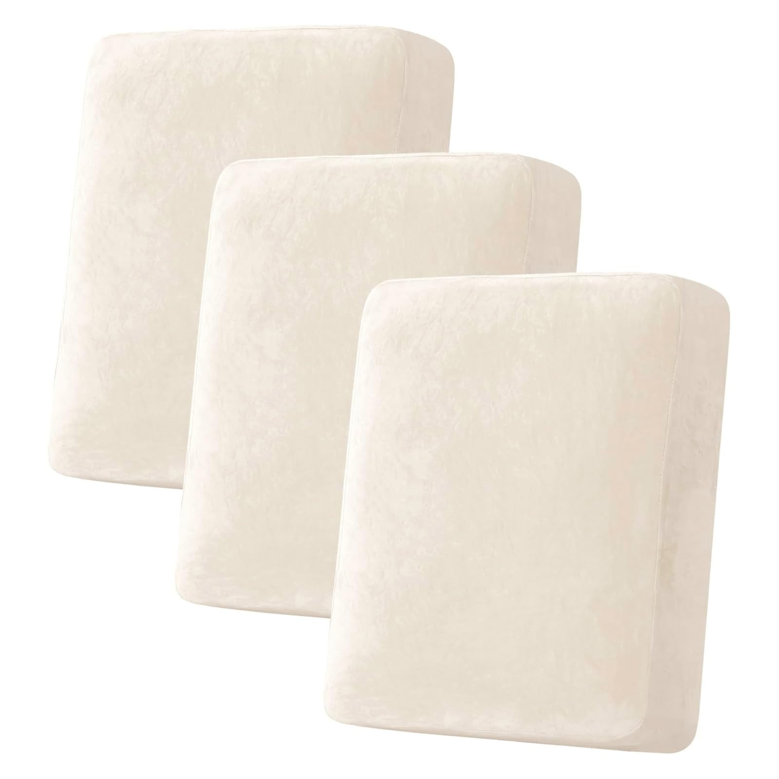 H.VERSAILTEX Velvet Stretch Couch Cushion Cover Plush Cushion Slipcover for Chair Loveseat Sofa C... | Amazon (US)