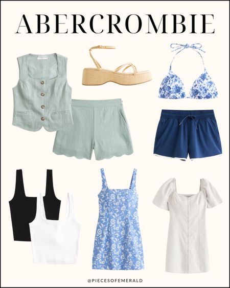 Summer fashion finds from Abercrombie, summer outfit ideas, summer style 

#LTKStyleTip