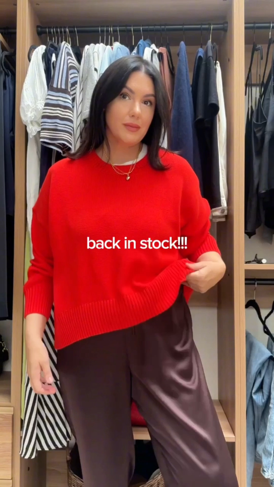 Y’all! It’s back in stock!! I’m in the large, runs oversized!