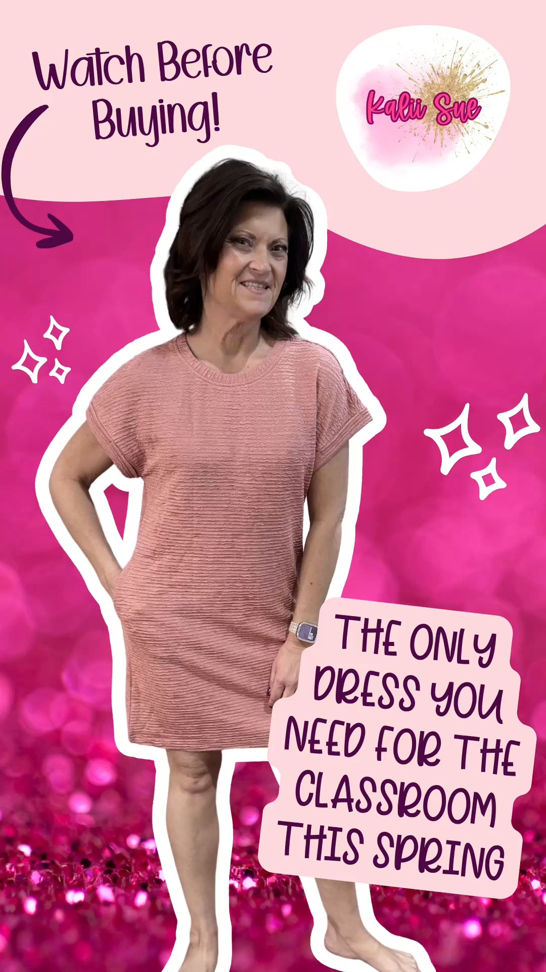 I am officially obsessed with this EVALESS casual mini dress, and if you are a teacher looking for a simple, cute, and functional piece for the spring and summer 2026 season, you have to see this. The fabric is a lightweight textured material that is airy and breathable but has a gorgeous stretchy feel that moves with you all day. It combines the comfort of tshirt dresses with a more tailored, slimming waist design that's both flattering and work-appropriate.

What I love about this is how easy it is to dress up with some heels and jewelry for an afternoon tea party or dress down with sneakers and a spring denim jacket for recess duty. The unique pleated design adds a touch of fashion without being too trendy. Style Tip: This makes a perfect beach vacation or holiday dress when you aren't in the classroom—just swap your work flats for some simple sandals! It truly is the definition of stylish versatility.

Care Tip: To keep the texture looking crisp and to prevent any shrinking, I recommend a machine wash cold and laying it flat to dry. This ensures that simple and generous cut stays perfect for every casual, beach, or work scenario. It’s a comfortable, effortlessly chic must-have that allows you to showcase your charm and fashion sense, even during a busy school day! 

 