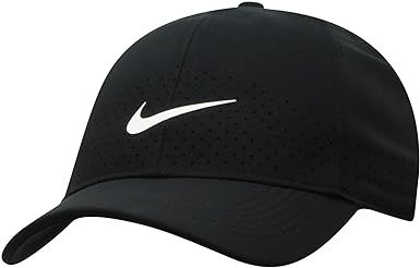 Nike Men's OneSize AeroBill Legacy 91, Black/White, One Size | Amazon (US)