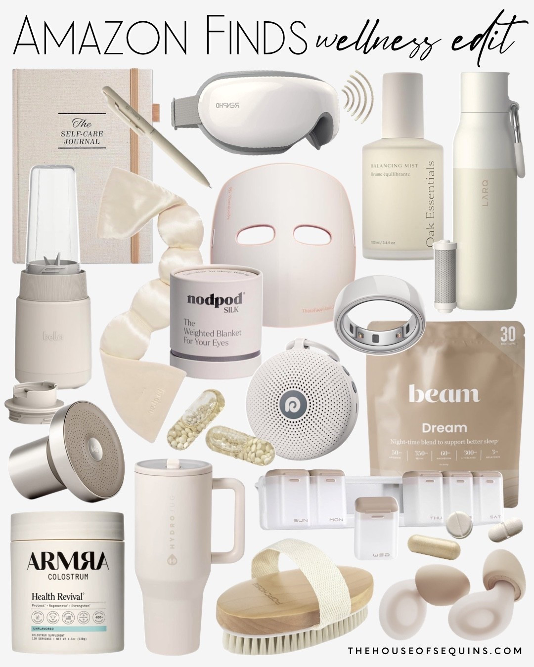 Shop Amazon health and wellness favorites! Viral supplements, vibration plate, heating pad, eye massager, self care journal, portable blender, pill organizer, Infrared light mask and more! 

Follow my LTK @thehouseofsequins on the @shop.LTK app to view this post and get my exclusive app-only content!

#liketkit #LTKselfcare #LTKfitnessgoals #LTKmorningroutine
@shop.ltk
https://liketk.it/5Kqv7