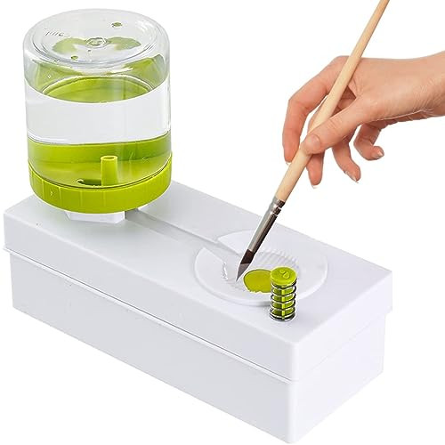Brush Rinser Paint Brush Cleaner – Paint Brush Rinse Machine Fresh Water Cycle Rinser Tool for Painting Brush Watercolor Paints Cleaning Tool Art Supplies for Kids Paint Brush Rinser for Artist | Amazon (US)