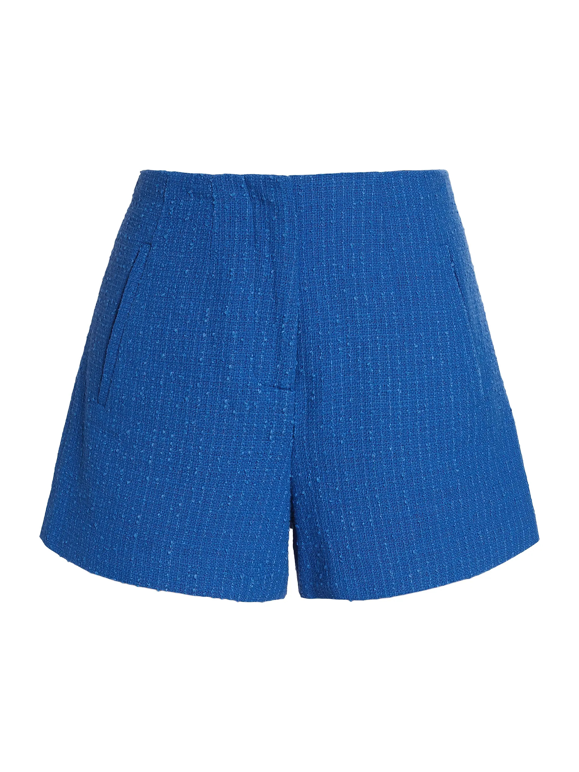 Jazmin Cotton-Blend Tweed High-Waist Shorts | Saks Fifth Avenue