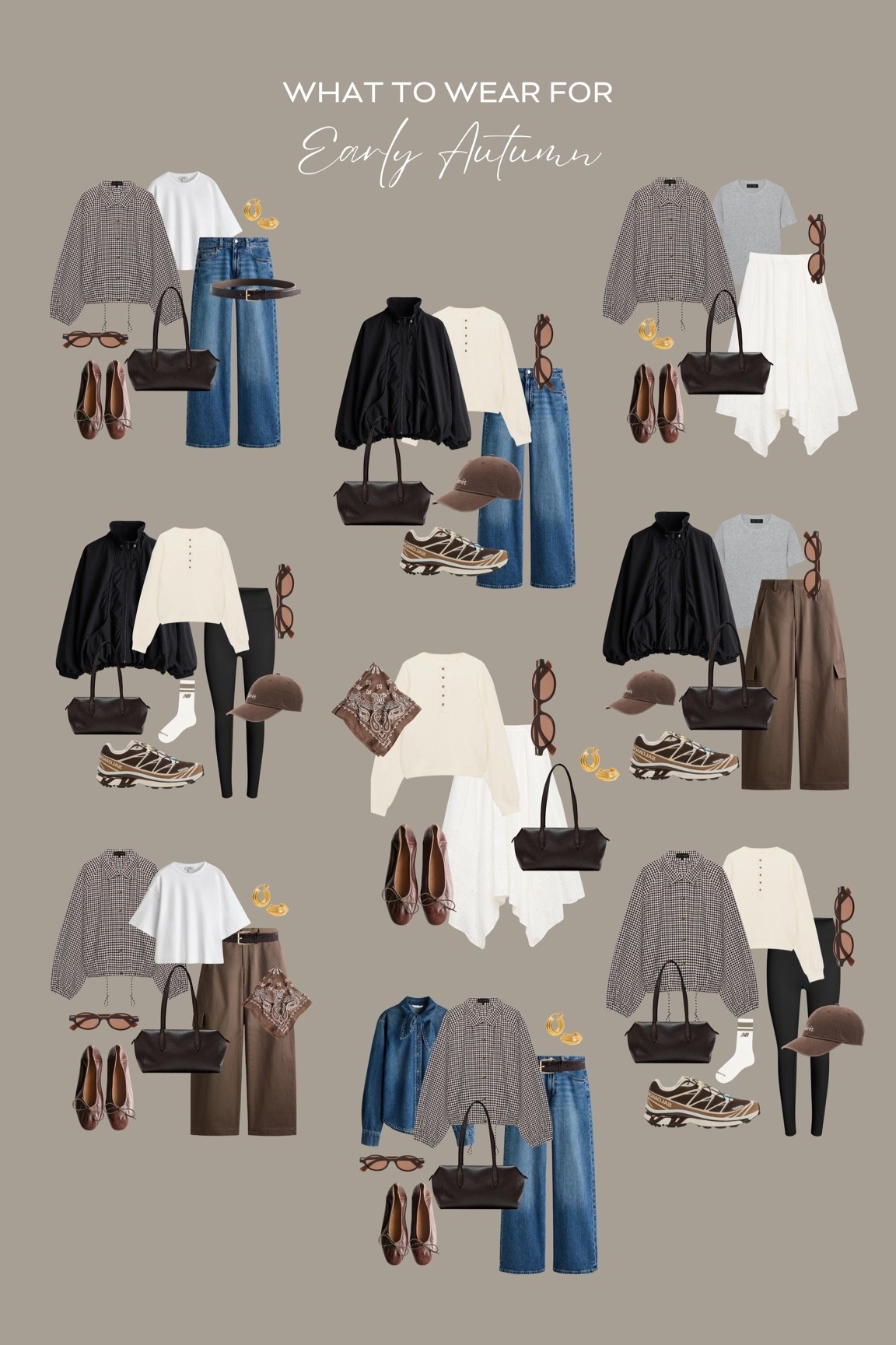 Early autumn capsule wardrobe looks 🤎🍂

#LTKautumn #LTKuk