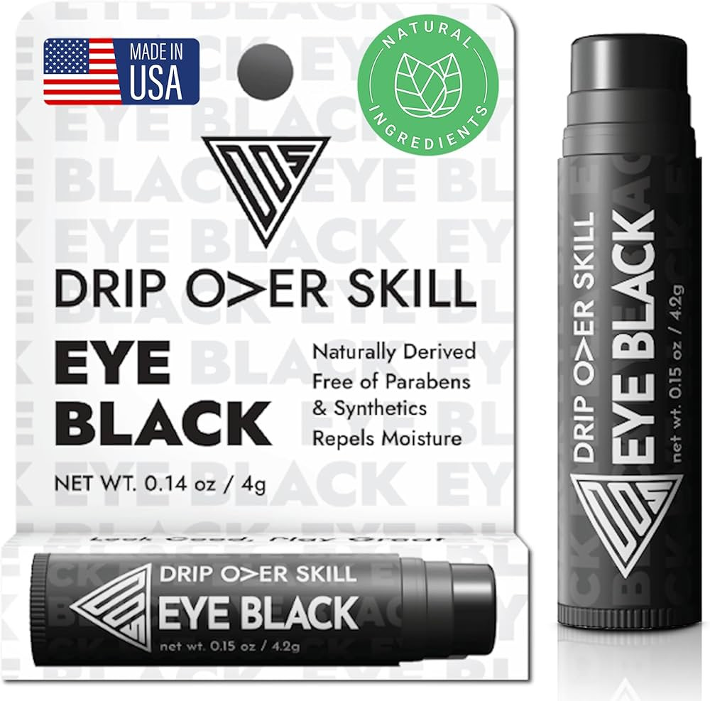 D.R.I.P Over Skill Eye Black Stick, Made in the USA with Natural Ingredients, Sports Christmas St... | Amazon (US)