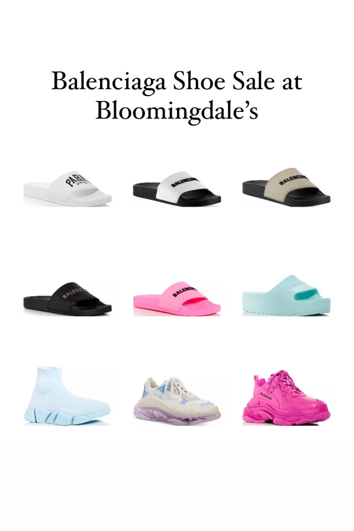 Balenciaga Shoe Sale @ Bloomingdale’s 

#LTKFind #LTKsalealert #LTKshoecrush