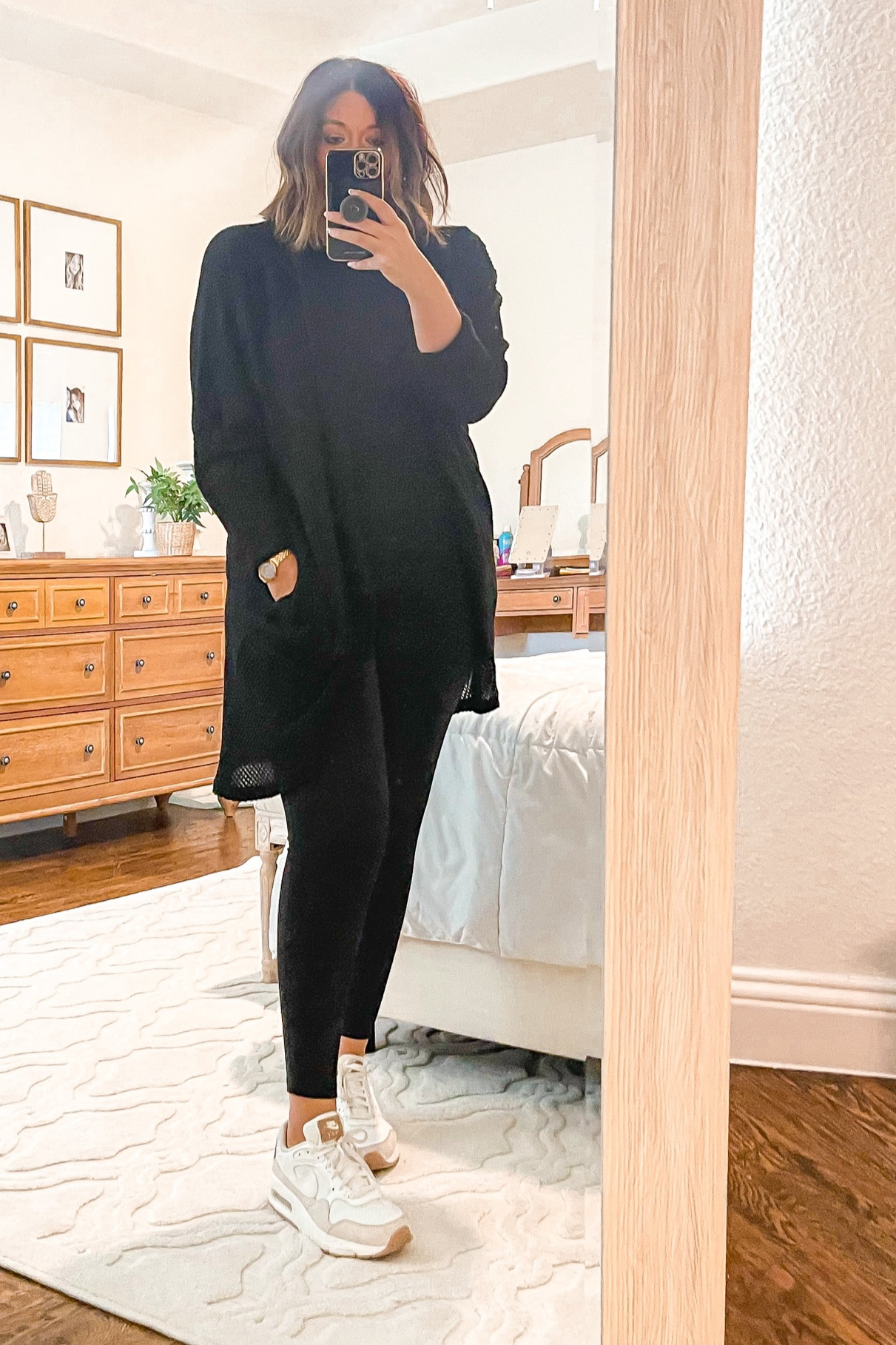 Loving this amazon cardigan. It’s perfect for texas weather. Is lightweight and covers the booty! I’m wearing an xl 
Cardigan, fall outfit, leggings, sneakers 

#LTKcurves #LTKsalealert #LTKSeasonal