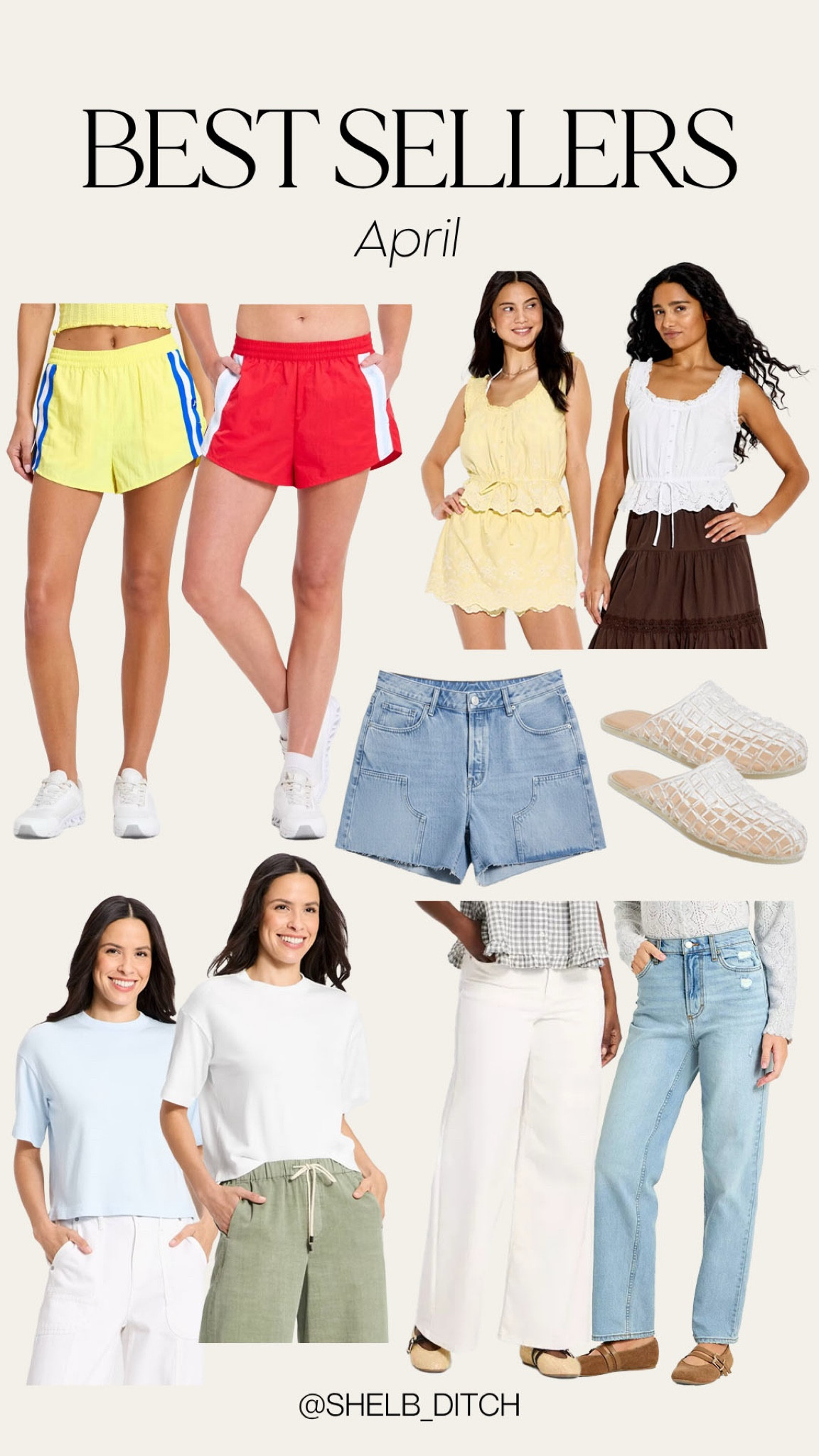 April best sellers. Monthly best sellers. Monthly favorites. Spring favorite styles. Spring activewear. Summer activewear. Target summer active shorts. Target denim shorts. Target jelly shoes. Trendy jelly shoes. Target basic tee  

#LTKSeasonal #LTKootd #LTKActive