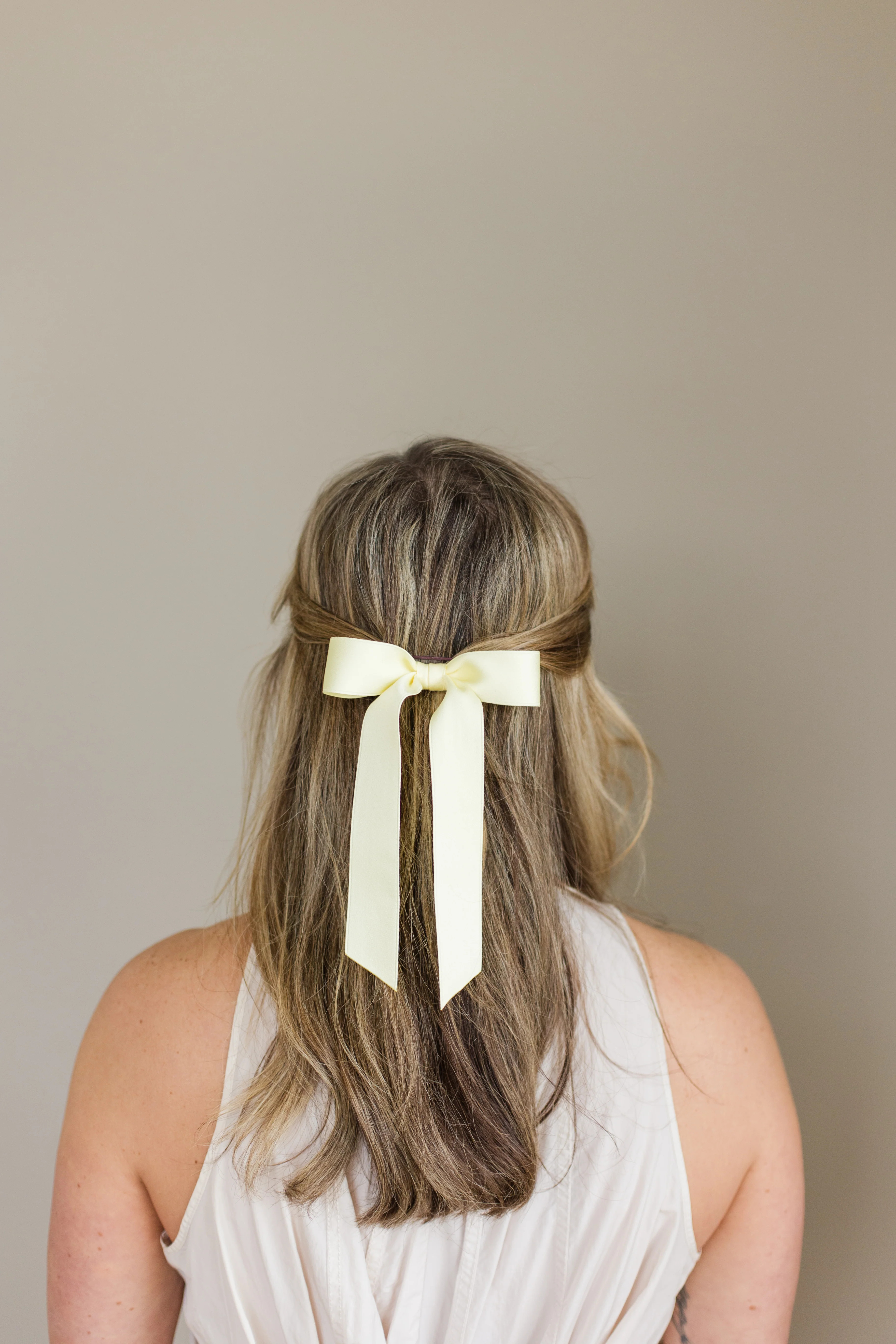 Florence Matte Satin Bow | Grace & Grandeur Bow Company