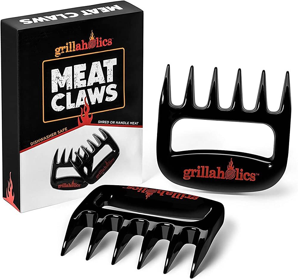 Grillaholics BBQ Meat Shredder Claws - Wolverine Style Ultra-Sharp Blades Quickly Lift Handle & S... | Amazon (US)