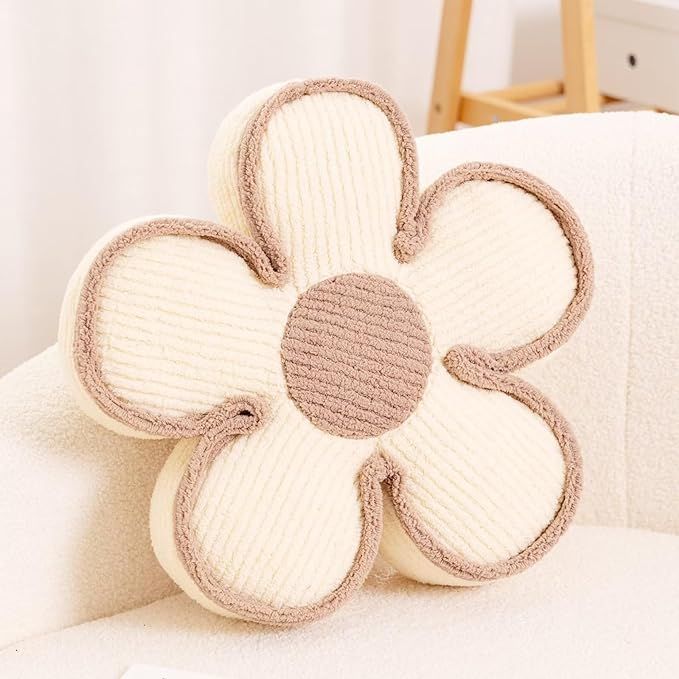 Flower Pillow, Soft Flower Shaped Floor Cushion, Flower Decorative Throw Pillow, Cute Flower Seat... | Amazon (US)