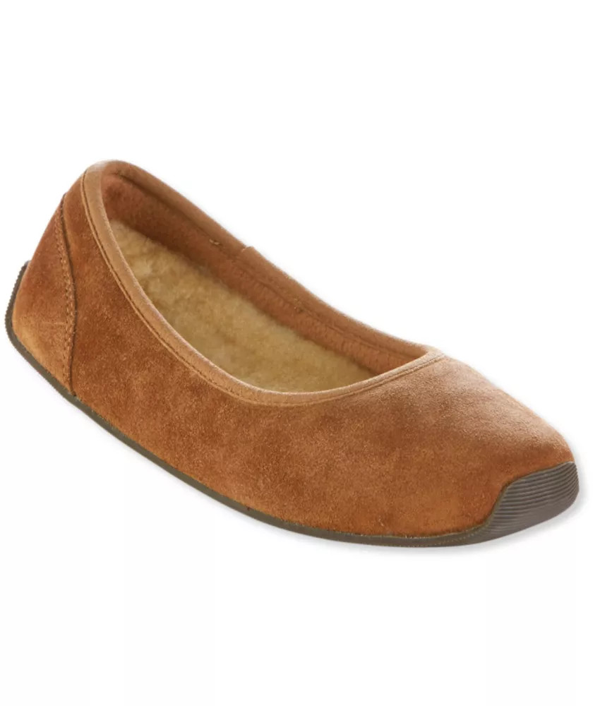 Oceanside Slipper, Shearling-Lined Skimmer Ballet Flats | L.L. Bean