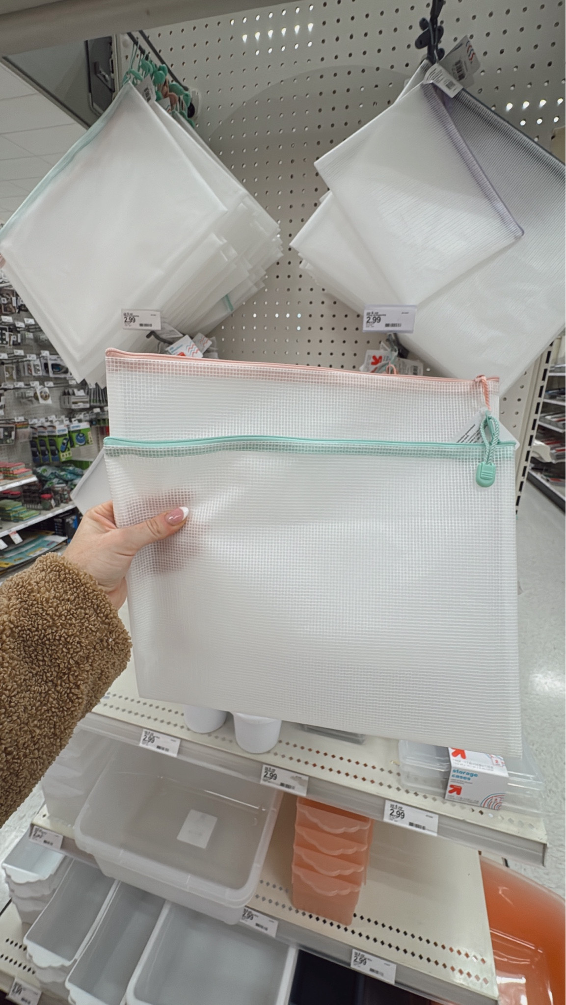 $2.99 project bags for the needlepointers! #needlepoint