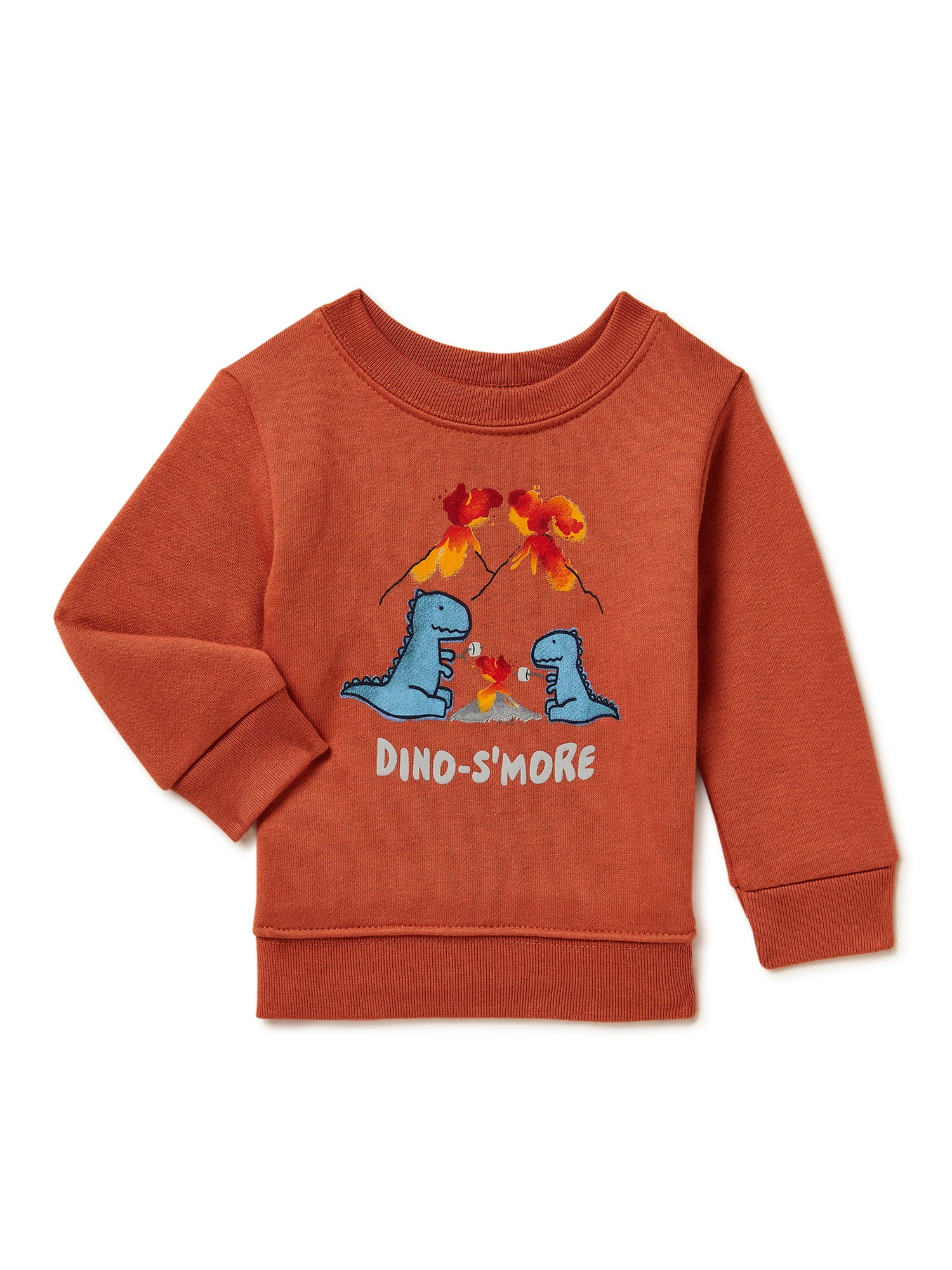 Garanimals Baby Boys Graphic Fleece Sweatshirt, Sizes 6 Months-24 Months | Walmart (US)