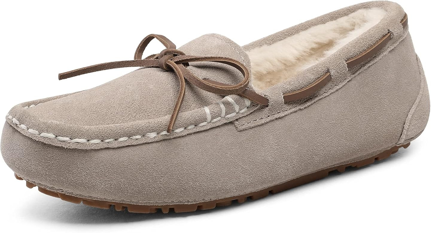 DREAM PAIRS Women's Faux Fur Slippers Loafers Shoes | Amazon (US)