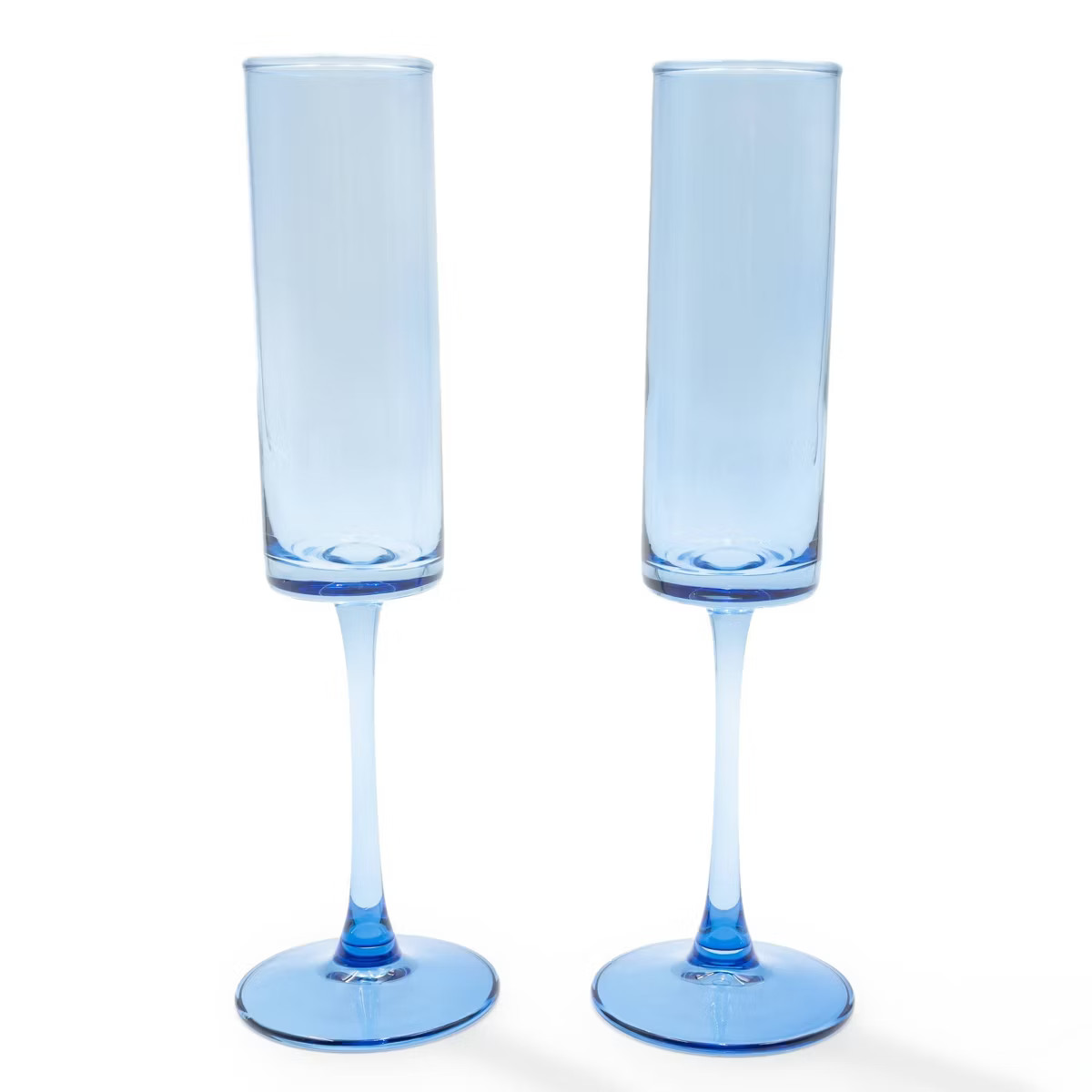 2pk 11oz Champagne Flutes Blue - Bullseye's Playground™ | Target