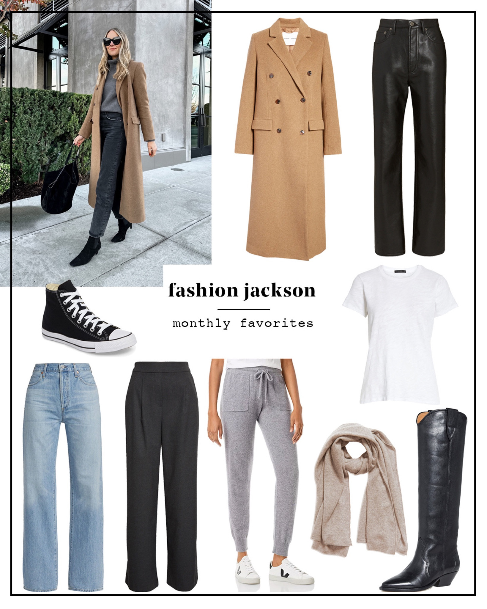 My favorite pieces from November, camel coat, Converse sneakers, jeans, black boots 

#LTKstyletip #LTKshoecrush #LTKsalealert