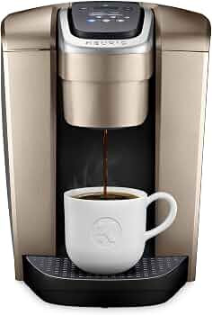 Keurig K-Elite Single Serve K-Cup Pod Coffee Maker, Brushed Gold | Amazon (US)