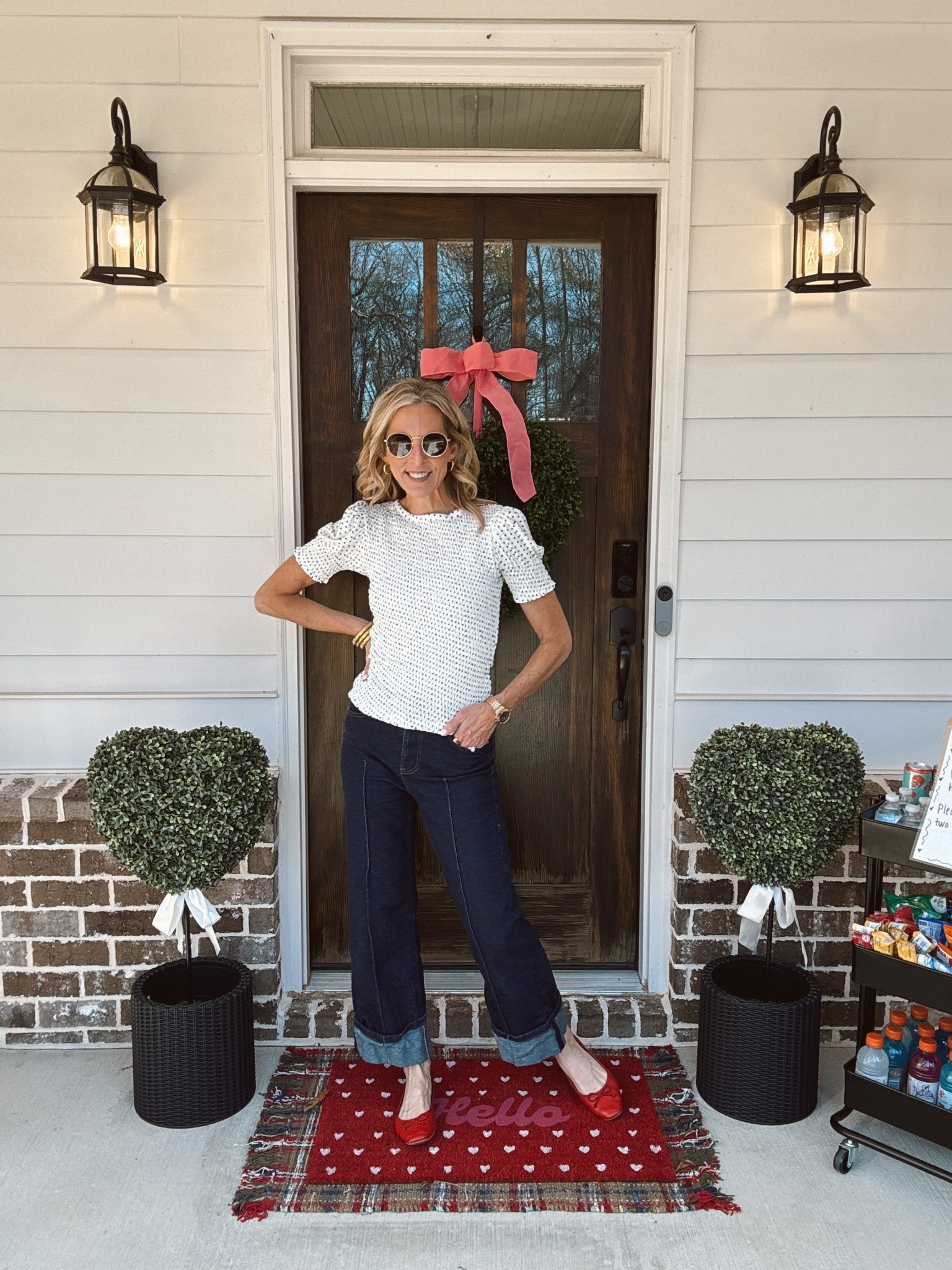 Freshen up your wardrobe with this smog to top. Thoughtfully designed with a smart bodice that creates a flattering and a slim fit with puff sleeves, added, delicate, feminine touch. Comes in three colors $18. Wearing a size XS ￼￼

#LTKgrwm #LTKdayinmylife #LTKootd