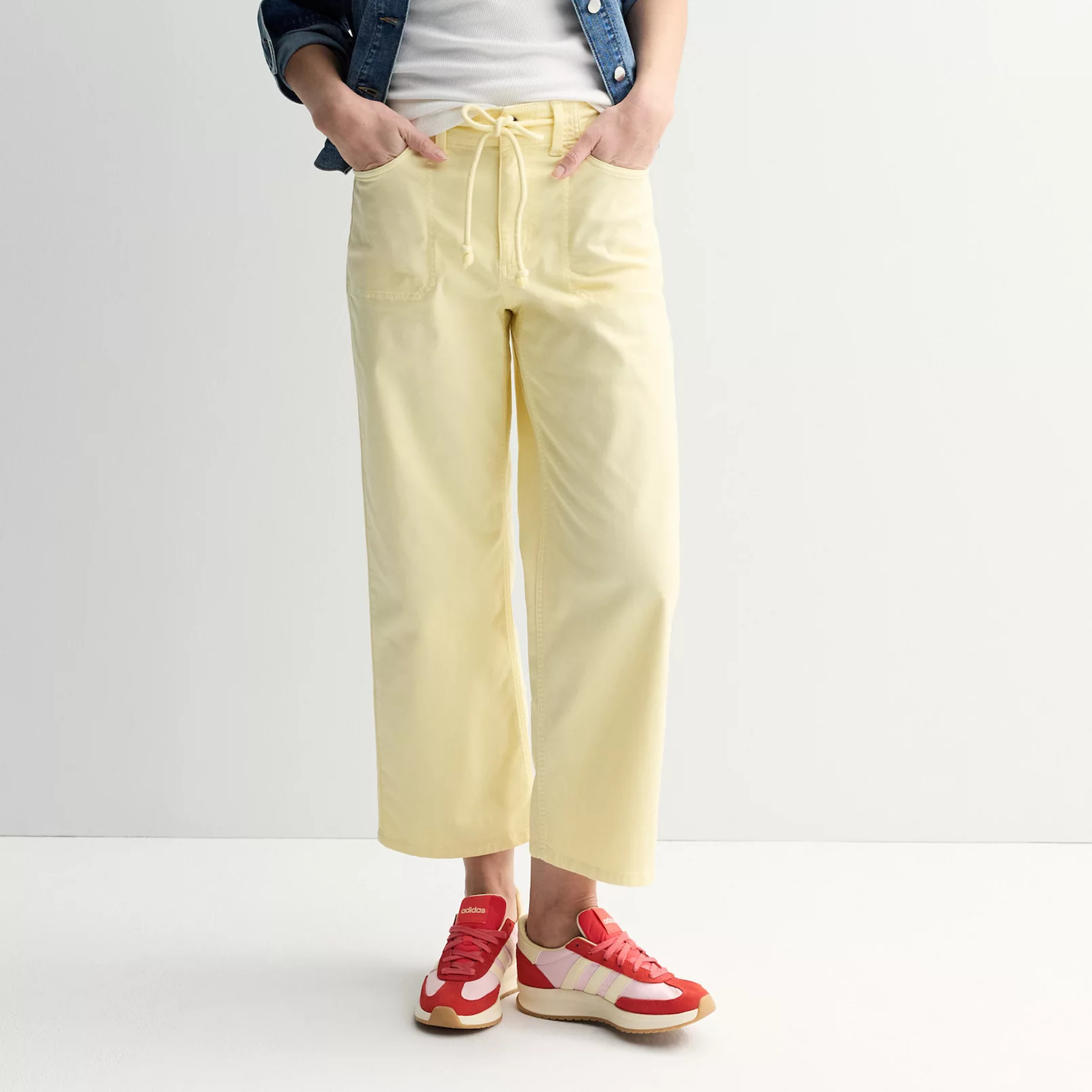 Women's Sonoma Goods For Life® High Rise Wide Leg Ankle Pants | Kohl's