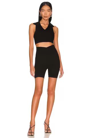 ALL THE WAYS Valerie Polo Short Set in Black from Revolve.com | Revolve Clothing (Global)