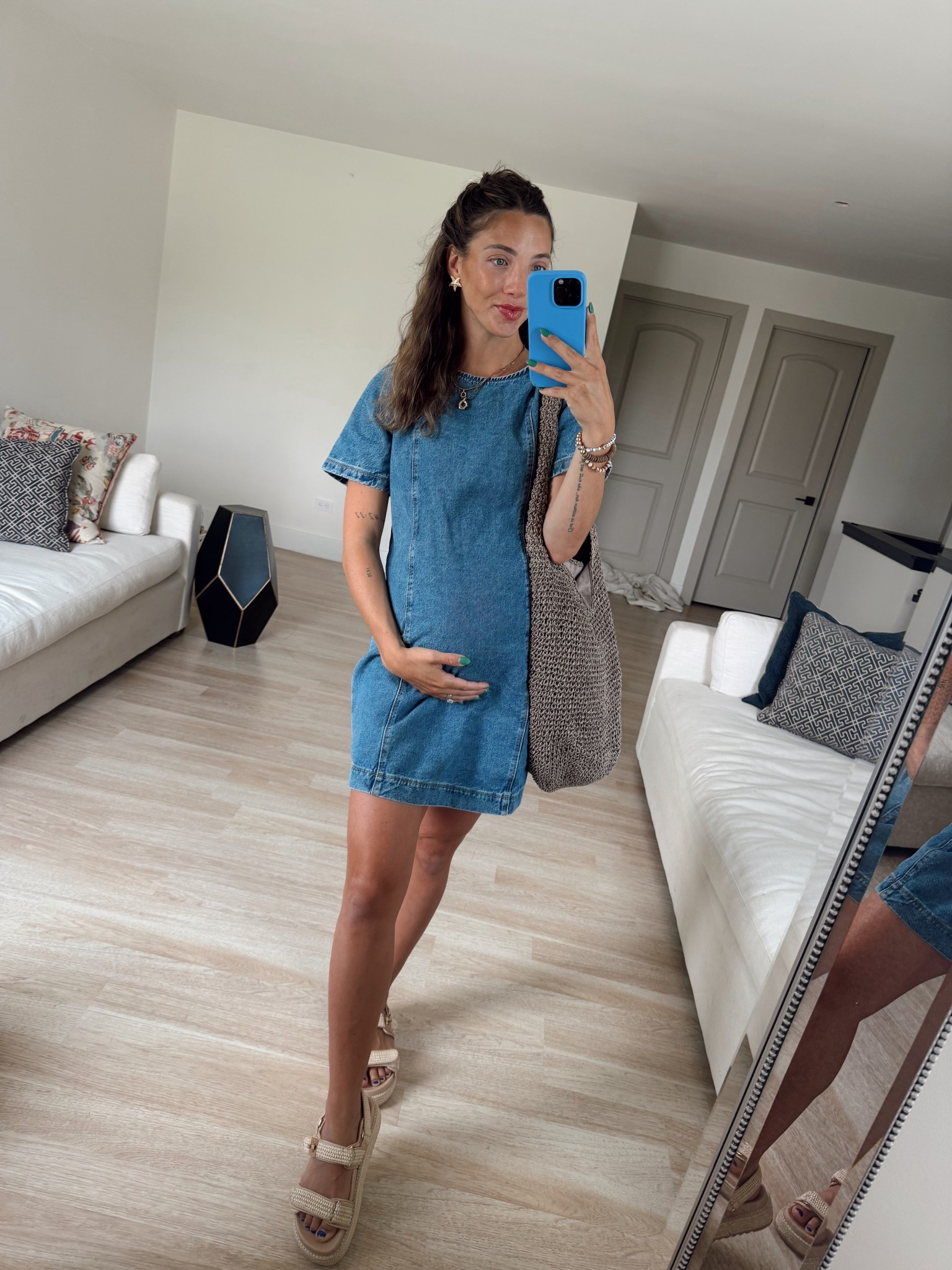 Dress size : medium 
Shoes : 7.5 

I can’t find the tote bag !! 

#LTKStyleTip #LTKSeasonal #LTKBump