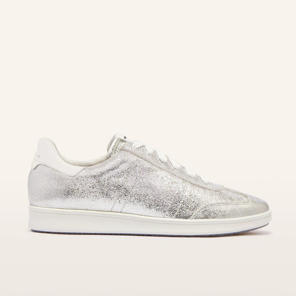 Drew Silver Crackle Sneakers | FRANKIE4 | FRANKIE4