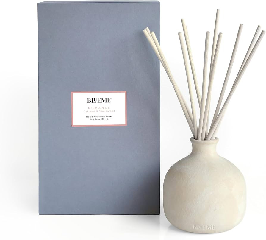 Blueme Romance Diffuser | Oakmoss & Sandalwood | 16.91 Fl Oz - Refillable Wellness Diffuser, Cont... | Amazon (US)